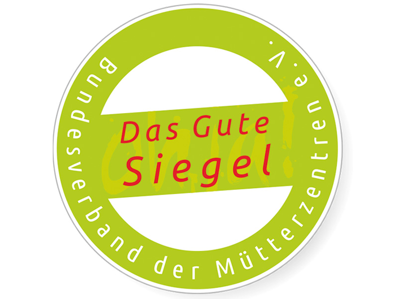 Logo Das Gute Siegel des Bundesverbands der Mütterzentren