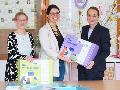 Lesebox Übergabe